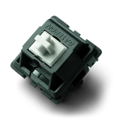 Kinetic Labs Gecko Silent Pre Lubed Linear Keyboard Switches 5 Pin PCB Mount Silent Switches (18 Pcs)