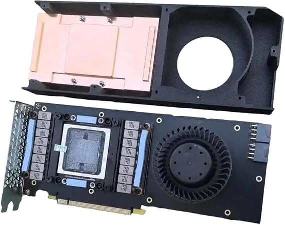 産業用 SXM2 - PCIe アダプタボード銅アクティブ冷却ファン GPU コンバータカード V100 ホスト GPU 冷却ソリューション用学習用