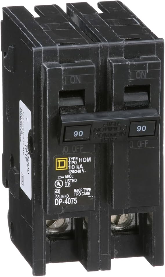 Square D - HOM290CP Homeline 90-Amp Two-Pole Circuit Breaker