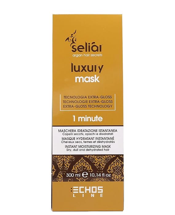 echosline Seliar Luxury Instant Moisturizing Mask for Dry and Dehydrated Hair - 300 ml