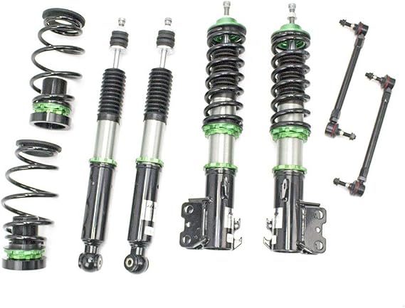 Rev9 R9-HS2-104 Hyper-Street II Lowering Kit, 32 Damping Adjustment, compatible with Toyota Yaris (XCP90/XCP130) 2006-14