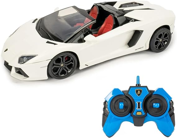 Electric RC Car, Lamborghini Aventador Roadster 1:14 Scale, RTR by Hobbytron