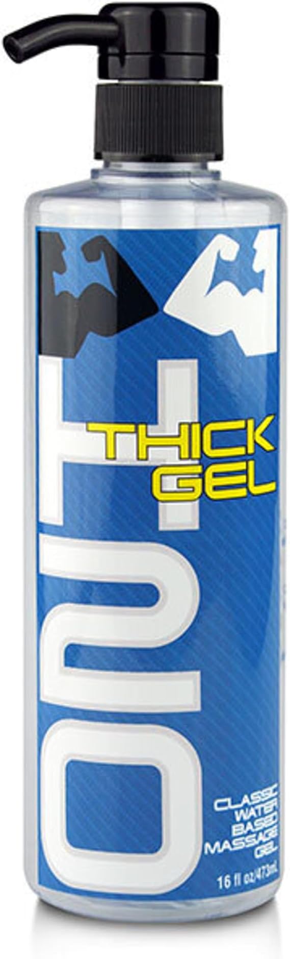 Elbow Grease H2O Thick/Classic Personal Massage Gel Unscented, Premium Water-Based Formula, 16 Oz for Smooth and Relaxing Massages (1 Pack)