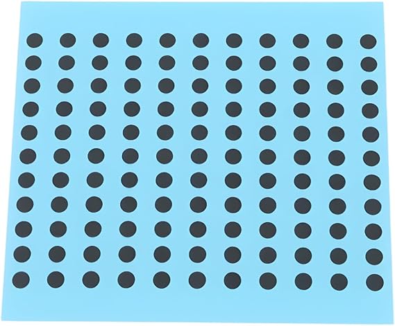 1 Sheet 4mm Circular Conductive Button Pads Suitable for Restoring Functionality to Remote and Controller Buttons
