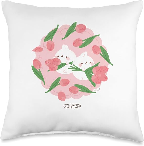 Molang - Spring Edition. Throw Pillow