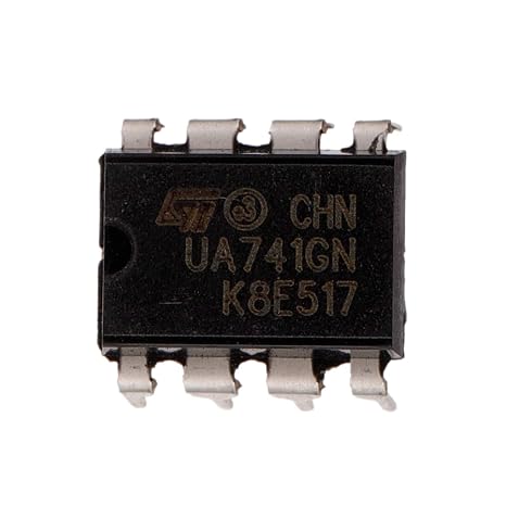 BOJACK UA741General Purpose High Gain Operational Amplifier UA741CN Single Op Amp DIP-8 (Pack of 20)