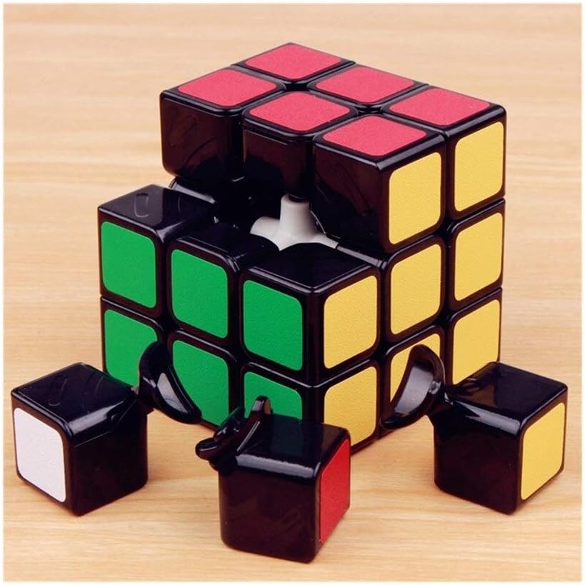 57mm Classic Magic Cube 3x 3x PVC Sticker Block Puzzle Speed Cube 3x3x3 Colorful Educational Cube Toy Moss Color: 13