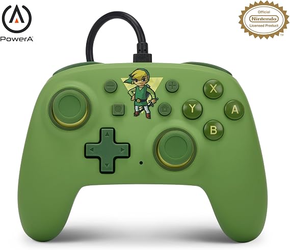 PowerA Nintendo Switch için PowerA Nano Kablolu Kumanda, Yeşil