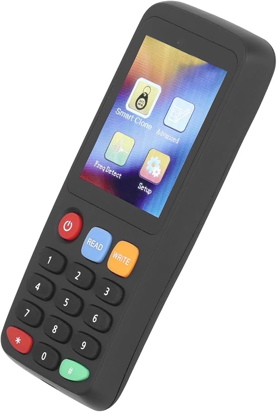 FLEXMAN NFC Card Copier, Writer ID IC Elevator Card Reader Duplicator for Access Control System Built in Battery for Efficient Decryption, Editing, Analysi (5 UID Buckles 5 UID Cards)