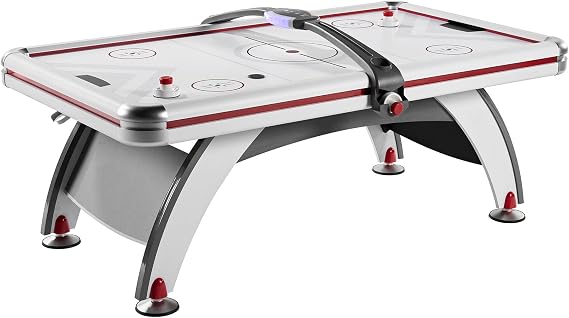 Rally and Roar 84 Inch Air Hockey Table with LED Scorer