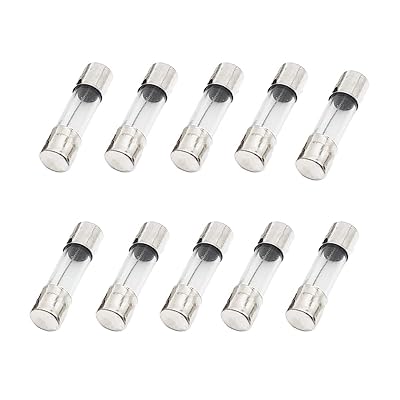 Compstudio Pack of 5, T2AL250V 2A Slow-Blow Fuse 250V 5x20mm Glass Tube Fuse Time-delay Fuse 5x20mm 316 in x 34 in