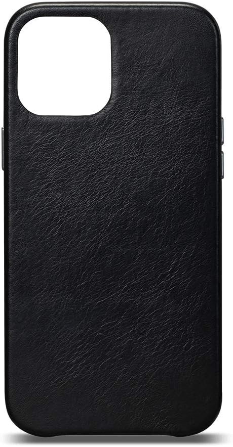 Leatherskin Snap On Wallet Leather Thin Case (Black, iPhone 13 Pro Max)