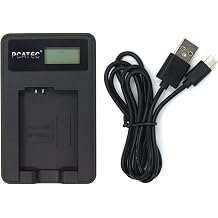 PCATEC(TM) LCD Display Micro USB Camera Battery Charger for Sony NP-FW50
