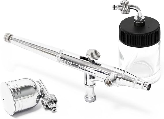 HS34 Gravity & Bottom Feed Dual Action Airbrush