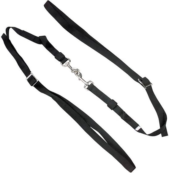 Kincade Nylon/Elastic Adjustable Side Reins, Black