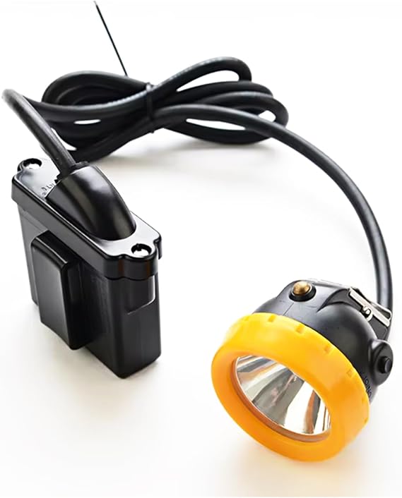 Super Bright LED Mining Light - Miner Cap Lamp Waterproof Underground Headlamp Explosion-Proof Hard Hat Headlamp Outdoor Camping Head Lamps