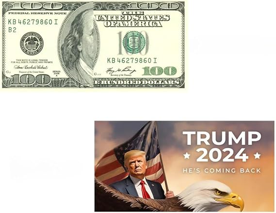 Prank $100 Bills 10Pack Novelty Gag Gift for Parties & Events Realistic Novelty Bills for Fun & Laughter