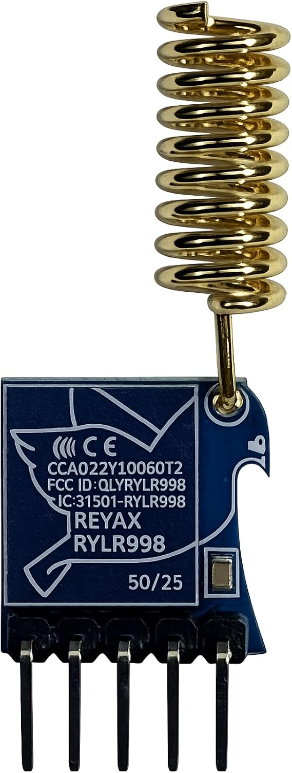 RYLR998 UART Interface 868/915 MHz Lora Module with Antenna FCC CE NCC IC Certification