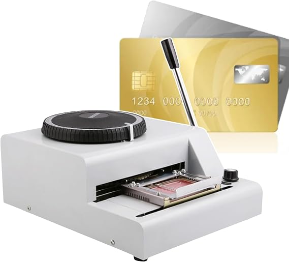 Embossing Machine 72 Characters, Pvc Card Embosser, Card Embosser, For Shopping Malls, Restaurants