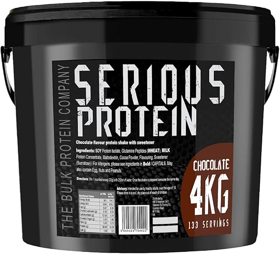 Serious Protein Bulk Protein Powder 4kg Meal Replacement Shake