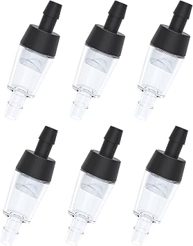 Pawfly Aquarium Check Valves Plastic One Way Non-Return Check Valve for Fish Tank