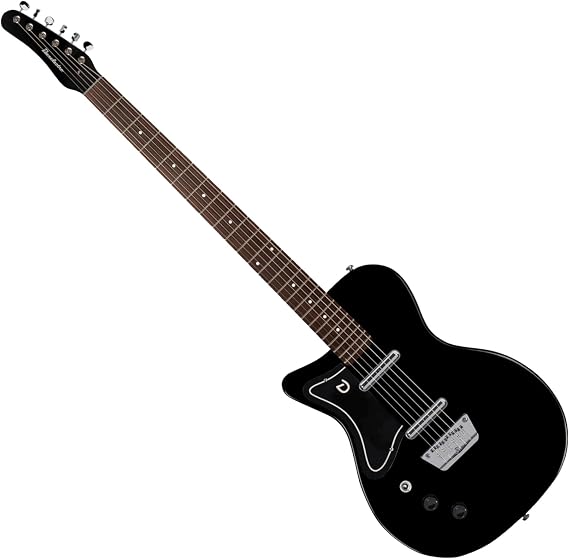 Danelectro Baritone Left-handed Electric Guitar - Black
