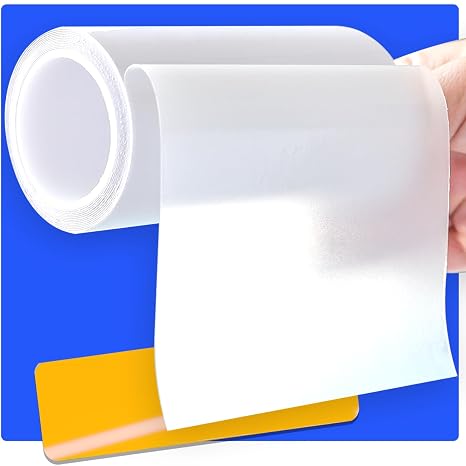 Urdar Brunnr 4 in x 7 ft Inflatable Patch Repair Kit Waterproof, Multipurpose Repair Tape for Air Mattress, Bounce House, Inflatable Toys, Tent, Swimming Ring, Heavy Duty, Clear