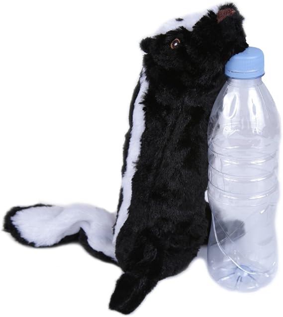 Animate Skunk Bottle Fill Squeaky Toy, 18-inch