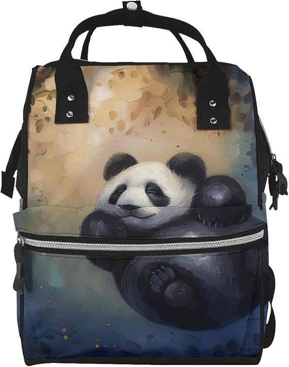 Beach Colored Pebbles Printed Mummy Backpack Diaper Backpacks, Large Capacity Travel Daypacks Nappy Bags