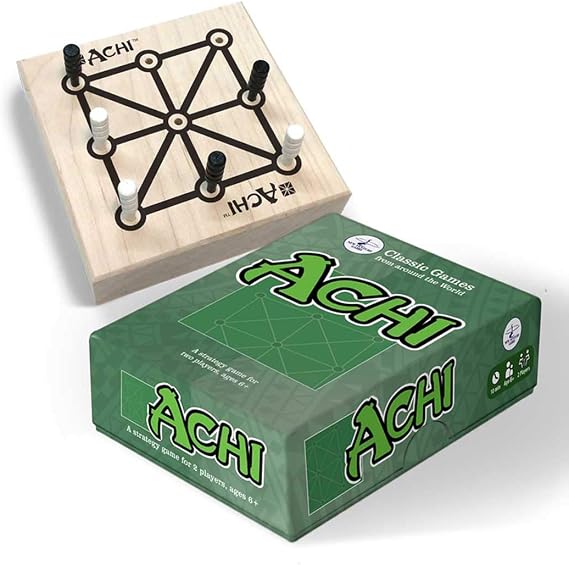 Achi Strategy peg Game from Ghana