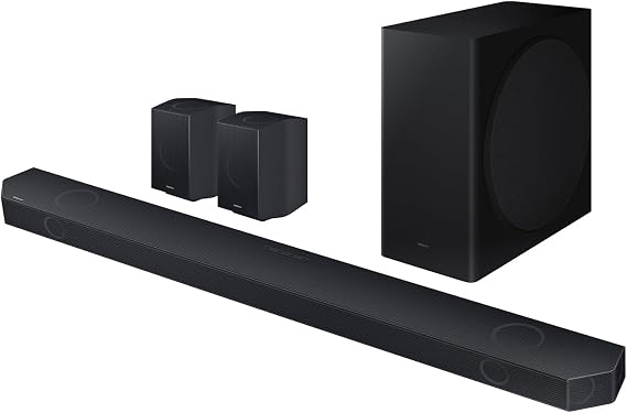 Samsung Soundbar HW-Q930D/ZF 2024 - Dolby Atmos Wireless Q-Symphony 9.1.4 Channels SpaceFit Sound Pro and Compatible with Voice Assistants