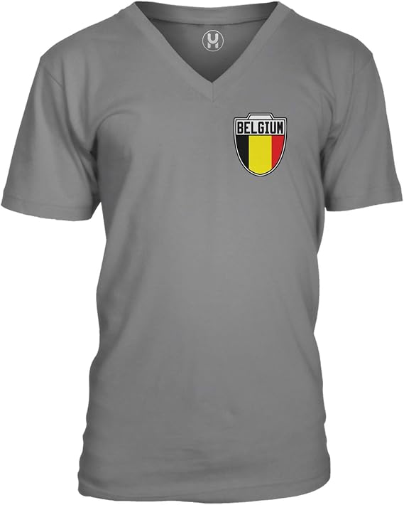 Belgium Football Jersey - Belgian National Soccer Unisex V-Neck T-Shirt