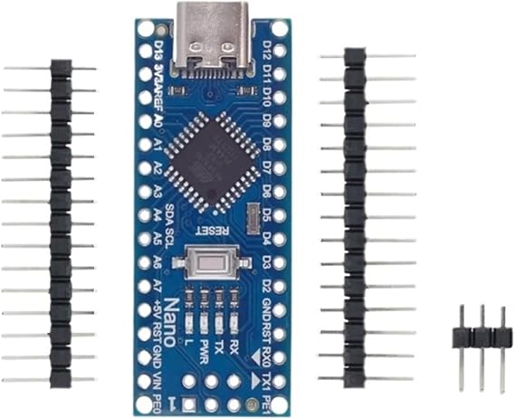 3.0 C - ATmega328PB Controller with CH340 Driver for Easy Setup and Versatile Power Options(Nano IO Shield)