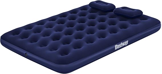 Bestway 2,03m x 1.52m x 22cm hava yatağı Queen manuel el pompası
