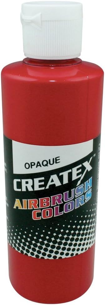 Createx Airbrush Paint, Opaque Red, 2 Oz (5210-02)