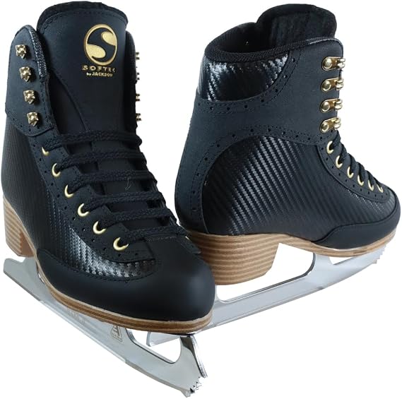 Jackson Softec Nova Womens/Girls Ice Figure Skates | Comfortable Figure Skates for Ice Skating & Recreational Figure Skating, Ice Skates for Kids/Toddler Ice Skates-Medium Width