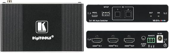 Kramer VS-211X 2 x 1 4K HDR HDMI Auto Switcher