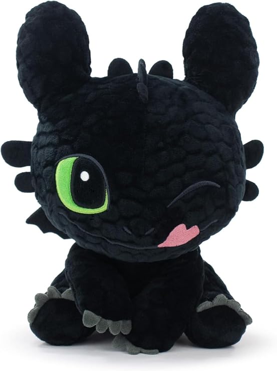 Plush Dragon Trainer Toothless Toothless - Large 45 cm - 260005950 (HAPPY)