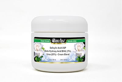 Salicylic Acid USP Beta Hydroxy Acid BHA 3%, Urea 20% - Cream Blend 2 oz, ZIN: 428123