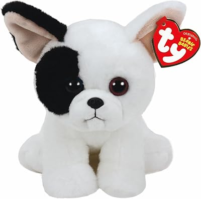 TY 41203 French Bulldog Marcel Dog Beanie Babies, Multicolored, 15 cms high