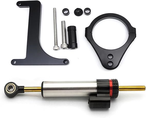 Shock Absorber Electric Scooter for Inokim OX Sub13 Stabilizer Steering Damper Shock Absorber Mounting Kit Bracket SetAccessories(Damper n Bracket B2)
