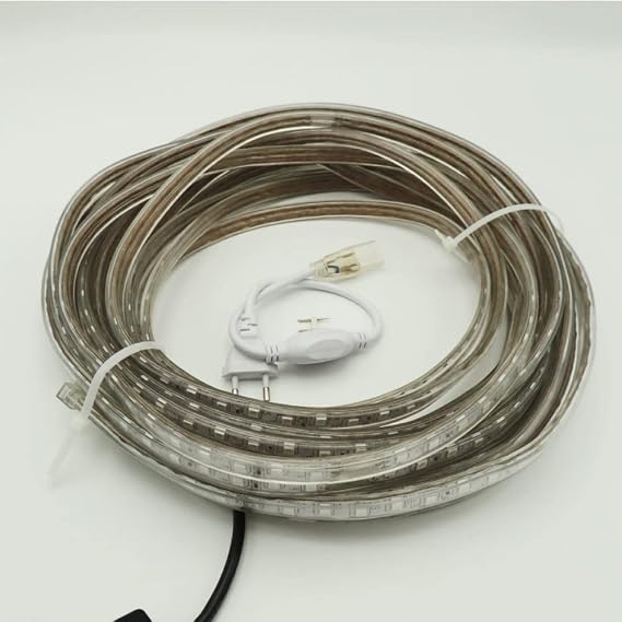 Sunlight Hortum Şerit Led Işık 3 Çip Fişli 5M, 60L, 220V Tak Kullan (Gün Işığı)