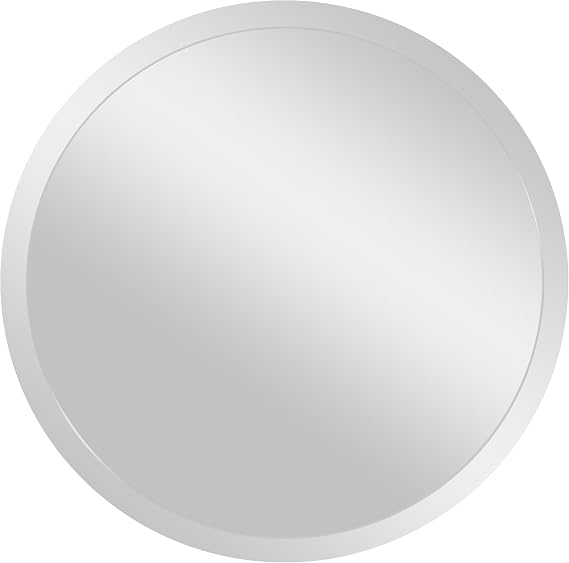 Spancraft 18" Round Frameless Bevel Wall Mirror