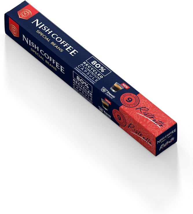 Nish Coffee Kapsül Kahve 10 Ristretto (Nespresso Uyumlu) - 10 Adet