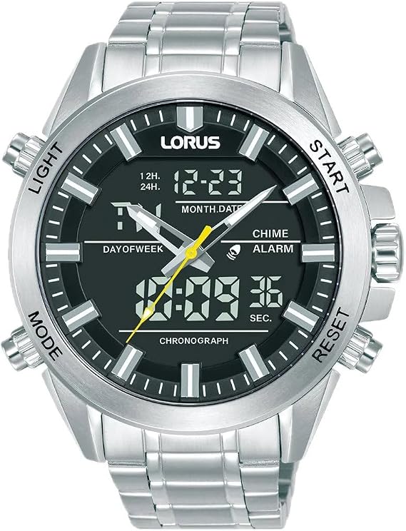 Lorus Men's Quartz Watch with Stainless Steel Case