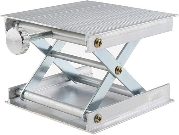 E-outstanding Adjustable Aluminum Alloy Rack Scissor Lab Lifter Lab Jack Lift Stand Support Jack Platform Laser Level Holder Lab Lifting Platform