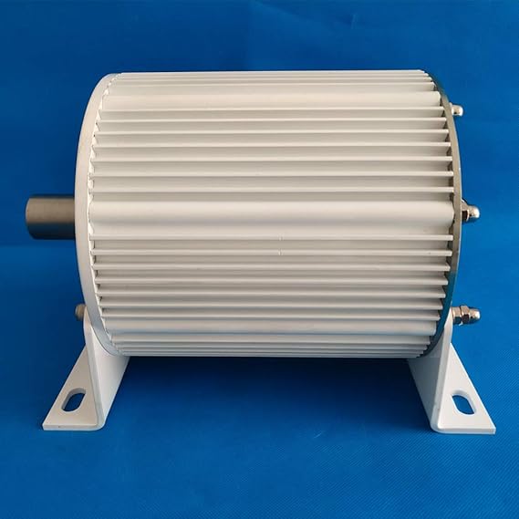 10KW 300RPM Gearless Permanent Magnet Generator with Base 10000W 3 Phase AC Alternator 48V 96V 110V 220V 380V for Motor Water Wind Turbine (380V)