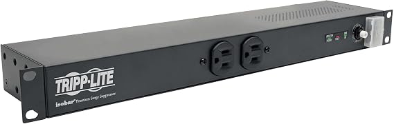 Eaton Tripp Lite IBAR12-20ULTRA 1U Rack Mount 20A Isobar Surge Protector
