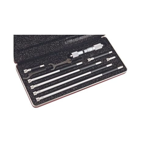 Starrett Tubular Inside Micrometer Set, 4-24" Range, .001" Graduation