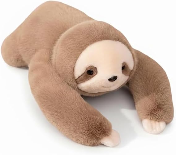 Weighted Stuffed Animal for Kids & Adults, Hugging Pillow for Anxiety Relief & Sleep Support, Weighted Animals for Adults (Sloth)